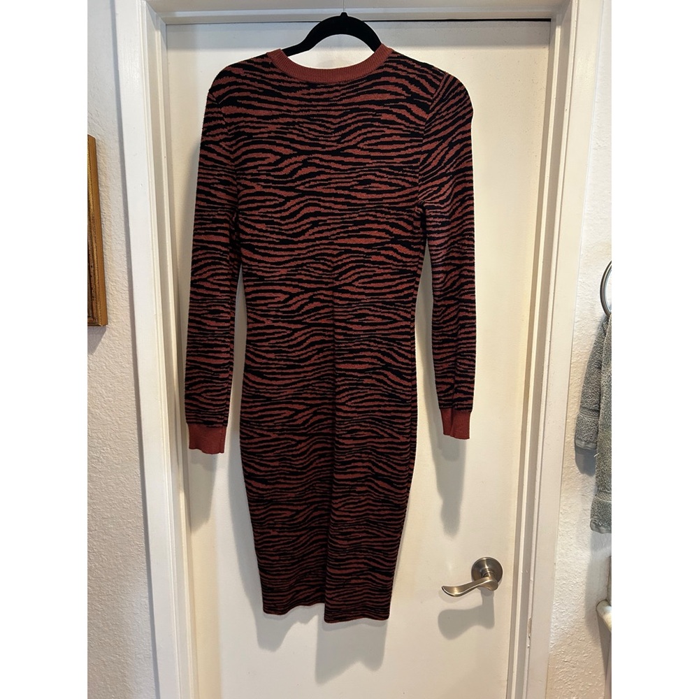 Knit Long Sleeve Bodycon Dress